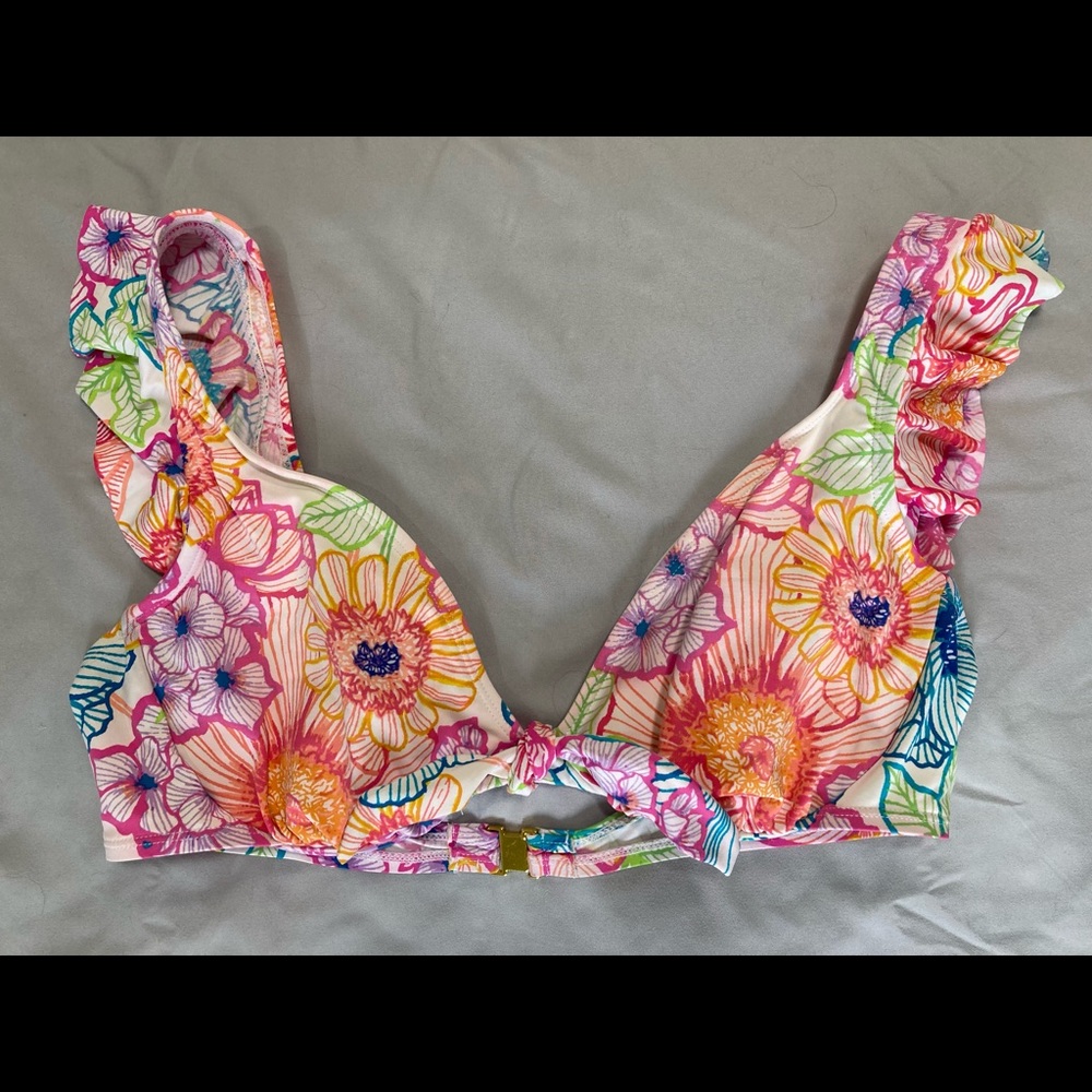 Bleu Rod Beatty “Bright Here, Bright Now” Bikini Top Size 12